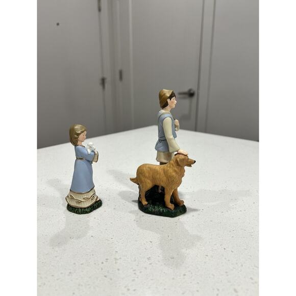 Thomas Kinkade Nativity “Watchful Guardians” & “Little Shepherds” - Picture 2 of 6